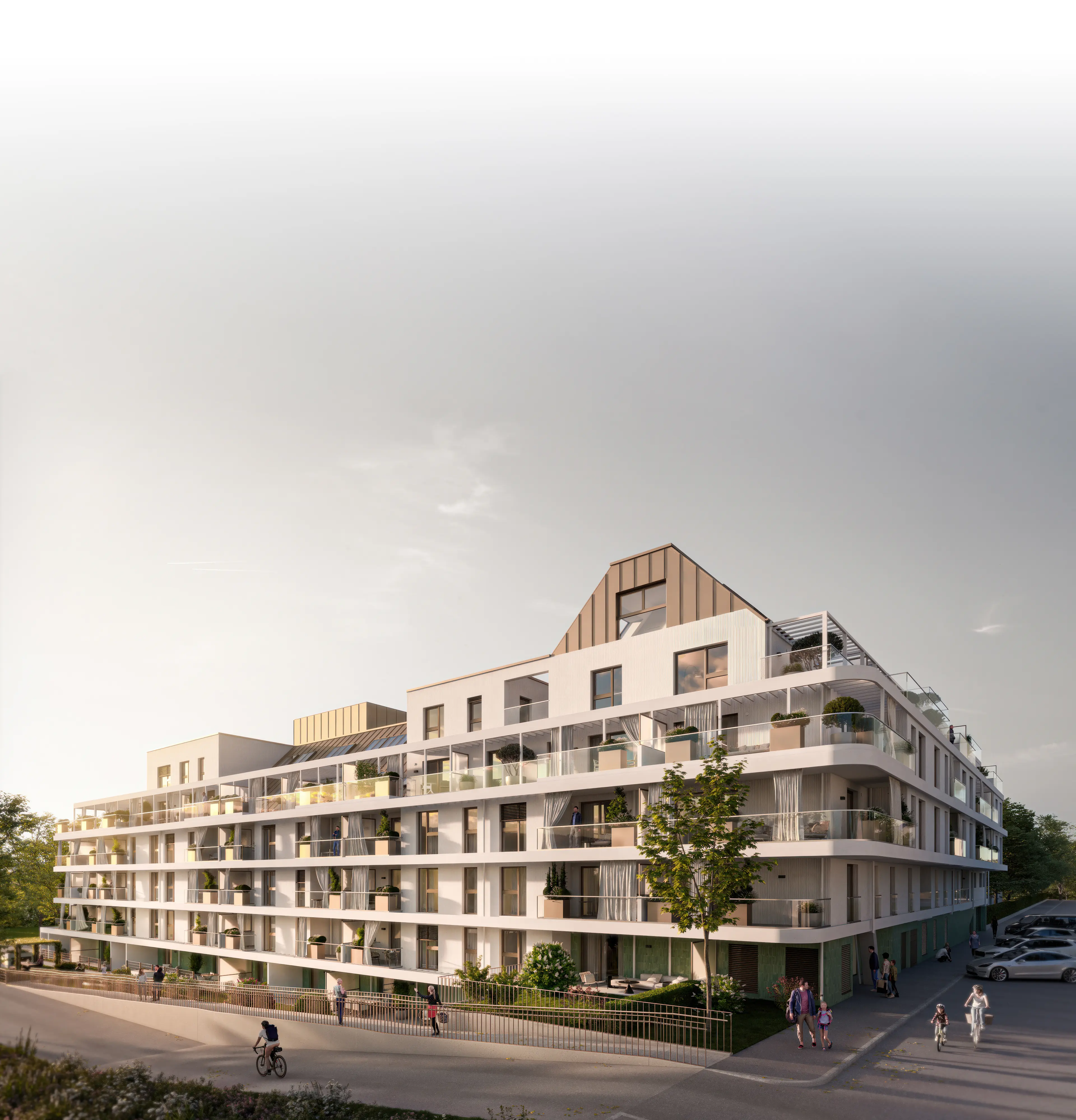 Architekturvisualisierung Lange Allee 6A – Gesamtansicht